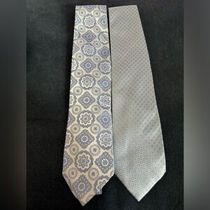 Two Pack Light Blue Ties